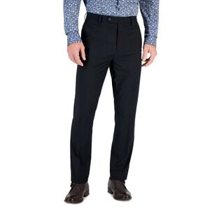 Vince Camuto Pants Mens 32x32 Black Plaid Dress Pants NWT‎
